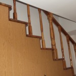 scari din lemn pe metal