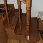 scari din lemn pe metal