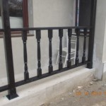 balustrada exterioara din lemn
