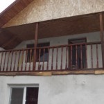 balustrada din lemn exterioara