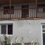 balustrada din lemn exterioara