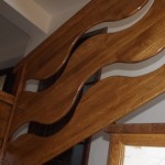 balustrada din lemn