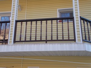Balustrada lemn exterior Cernavoda