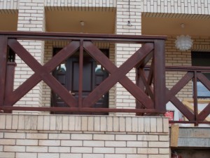 Balustrada exterior lemn