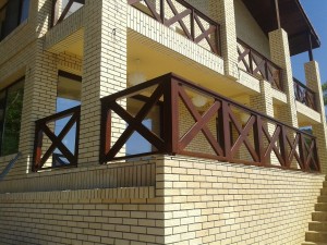 Balustrada exterior lemn